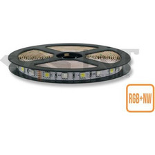 ΤΑΙΝΙΑ LED RGB+NW (ΦΩΣ ΗΜΕΡΑΣ) 5050 14,4W/m 60chips/m IP20 ΡΟΛΟ 5m 1408 5903002039410