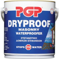 PGP Dryproof Masonry Waterproofer Επαλειφόμενο Μονωτικό Τσιμεντοειδές Κονίαμα Ταράτσας & Δεξαμενής Λευκό 25kg