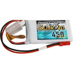 Μπαταρία LiPo Gens Ace Soaring 450mah 7.4V 30C JST