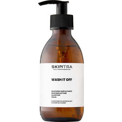 SkinTra Wash It Off Glucoside Gel Cleanser Ενυδατικό Καθαριστικό Τζελ Προσώπου και Ματιών 200ml