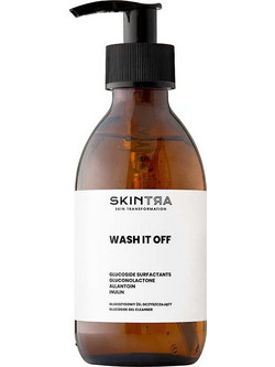 SkinTra Wash It Off Glucoside Gel Cleanser Ενυδατικό Καθαριστικό Τζελ Προσώπου και Ματιών 200ml