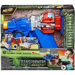 Hasbro Nerf Transformers Rise Of The Beast 2 in 1 Optimus Prime Blaster Εκτοξευτής για 6+ Ετών F3901
