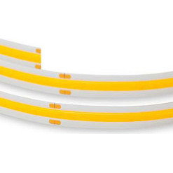 Led ταινία COB 12W 24V DC γραμμική χωρίς κενά κόκκινο φως μη στεγανή IP20 εύκαμπτη αυτοκόλλητη