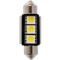 Lampa C5W Hyper LED Λευκό 3 SMD 12V 13x35mm 1τμχ