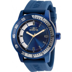 Invicta Specialty Ανδρικό Ρολόι με Μπλε Καουτσούκ Λουράκι 35686
