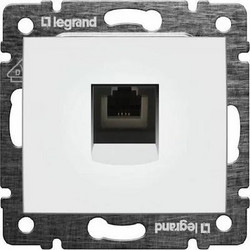 Legrand Valena Πρίζα Τηλεφώνου χωρίς Πλαίσιο Μονή σε Λευκό Χρώμα 774438