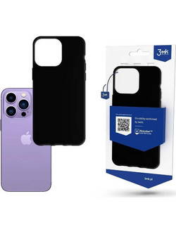 3mk Matt Back Cover Black (iPhone 14 Pro)