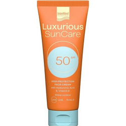 InterMed Luxurious Sun Care Αντηλιακή Κρέμα Προσώπου SPF50 75ml