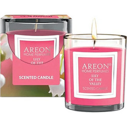 Areon Home Perfumes Scented Candle Lilly of the Valley Αρωματικό Κερί Χώρου (άρωμα κρινάκια) 120gr