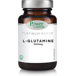Power Health Platinum Range L- Glutamine 500mg 30 Κάψουλες