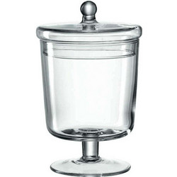 Μπισκοτιέρα Με Πόδι Poesia Ravenna 018612L 20cm Clear Leonardo Γυαλί