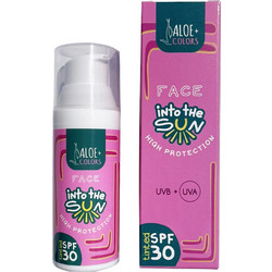 Aloe+ Colors Into The Sun Αντηλιακή Κρέμα Προσώπου με Χρώμα SPF30 50ml