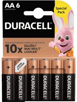 Duracell Alkaline AA 6τμχ