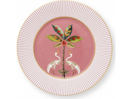 Pip Studio Πιάτο Γλυκού Πορσελάνης La Majorelle Pink 17cm