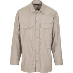 Nineteen Ανδρικό Πουκάμισο Βαμβακερό Μακρυμάνικο Κανονική Γραμμή Μπεζ 19123-1014