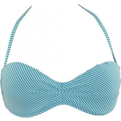 Rock Club Bikini Top Strapless με Ενίσχυση Τιρκουάζ BP-1412