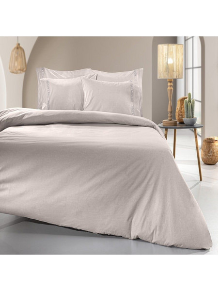 Guy Laroche Σεντόνι Μονό Βαμβακερό 170x270 Color Plus Perla