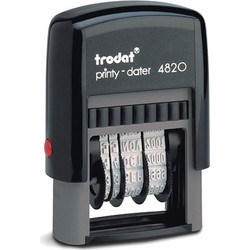 Σφραγίδα TRODAT Μαύρη Printy 4820 Ημερομηνιών 4mm