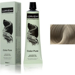 Lorvenn Color Pure 9.89 Ξανθό Πολύ Ανοιχτό Περλέ Μόνιμη Βαφή Μαλλιών Χωρίς Αμμωνία 50ml