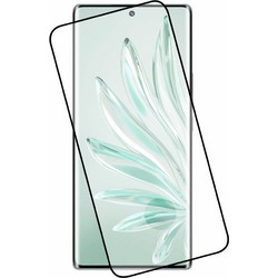 Idol 1991 Tempered Glass Honor 70 6.67'' 9H 0.25mm 3D Edge Glue Semi Curved Finger Unlock Black