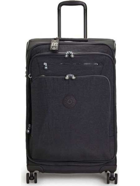 Kipling New Youri Βαλίτσα Μεσαία 68x42x30cm με 4 Ρόδες Μαύρη