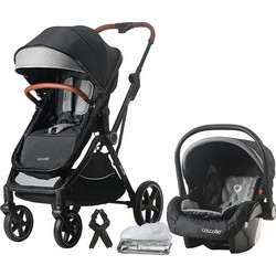Smart Baby Coccolle Amani Καρότσι Μωρού 3 σε 1 Diamond Black