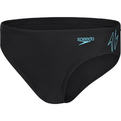 Speedo Hyper Boom Logo Αθλητικό Παιδικό Μαγιό Σλιπ για Αγόρι Μαύρο 8003153-15176