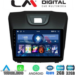 LM Digital ZN4435 Ηχοσύστημα Αυτοκινήτου με Οθόνη Αφής USB Bluetooth & GPS