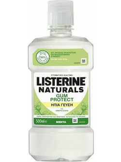 Listerine Naturals Teeth Protection Mild Taste Στοματικό Διάλυμα για Προστασία Ούλων 500ml
