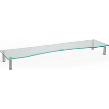 VonHaus XL Glass Stand Επιτραπέζια Βάση για 2 Οθόνες ΑσημίΚωδικός: 30714694