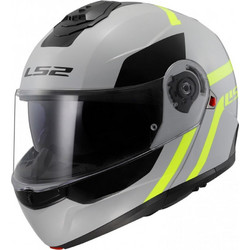 LS2 FF908 Strobe II Autox Black Yellow Grey Κράνος Μηχανής Flip-Up 1700gr