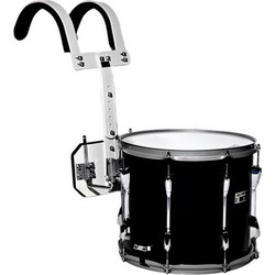 PREMIER Olympic 61512BK Black Ταμπούρο Παρέλασης 14'' x 12" με Εξάρτηση και Μπαγκέτες