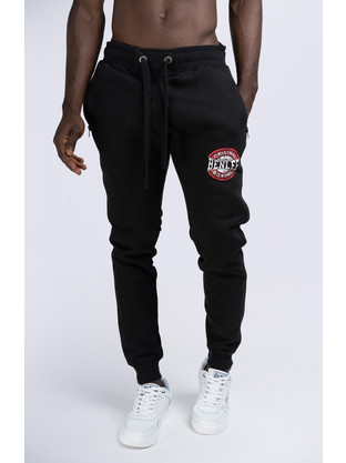 BenLee Alliston Slim Fit Ανδρικό Παντελόνι Φόρμας με Λάστιχο Μαύρο 190112