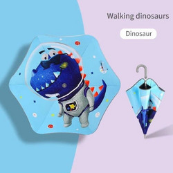 ΟΜΠΡΕΛΑ ΒΡΟΧΗΣ ΜΠΑΣΤΟΥΝΙ ΠΑΙΔΙΚΗ Dinosaur LUX01 Μπλε