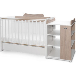 Lorelli Bertoni Multi Πολυμορφική Κούνια για Στρώμα 60x120cm White Amber 10150570035A