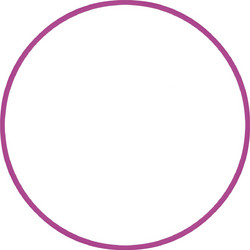 AMILA Χούλα-Χουπ 76cm - Φ18mm - 185gr, Φούξια (48163)