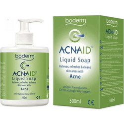 Boderm Acnaid Acne Liquid Soap Gel Καθαρισμού Προσώπου για Ακμή 500ml