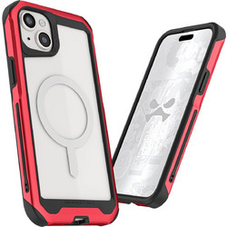 Ghostek Atomic Slim 4 - Ανθεκτική Θήκη MagSafe - Apple iPhone 15 Plus - Red (GHOCAS3509)