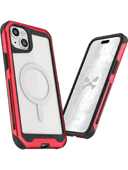 Ghostek Atomic Slim 4 - Ανθεκτική Θήκη MagSafe - Apple iPhone 15 Plus - Red (GHOCAS3509)