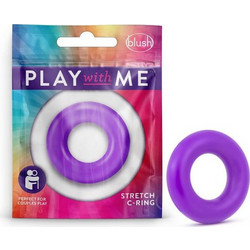 Blush Play With Me Stretch Ελαστικό Δαχτυλίδι Πέους Μωβ