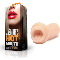 Blush X5 Men Jasmine's Hot Mouth Pocket Mouth & Sleeve Αυνανιστήρι Beige