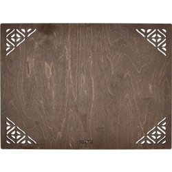 Σουπλά Corpat (Σετ 4Τμχ) 790PYN1108 33x45cm Wenge Hermia Ξύλο