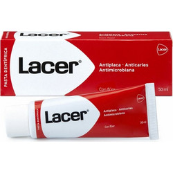 Lacer Οδοντόκρεμα Πλήρη Δράση Οδοντόκρεμα κατά της Πλάκας 50ml