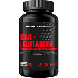 Body Attack BCAA L-Glutamine 12000 180 Κάψουλες