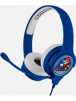 OTL Mario Kart MK0819 Gaming Headset On Ear Blue White