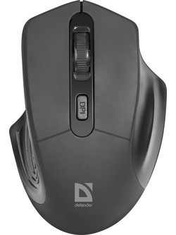 Defender Datum MB-345 RF Ασύρματο Ποντίκι Black