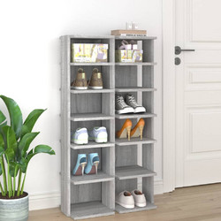 vidaXL Παπουτσοθήκη Ξύλινη Sonoma Μ27.5xΠ27xΥ102cm 815975