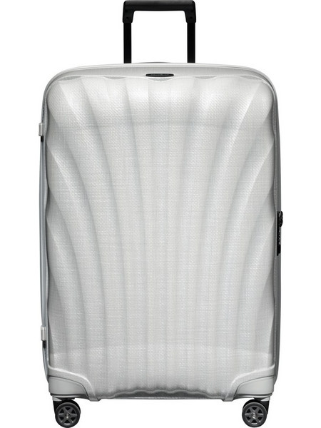 Samsonite C-Lite Βαλίτσα Μεγάλη 81x53x30cm με 4 Ρόδες Λευκή