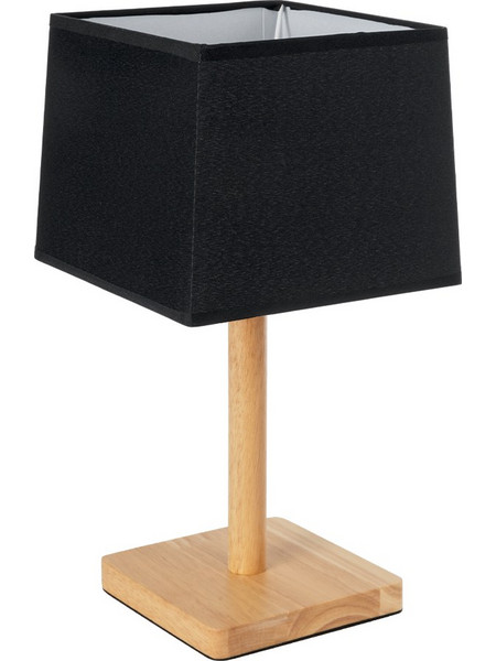 Globostar Kolipe 02039 Πορτατίφ Ε27 Μαύρο Μπεζ Π20xΥ38cm