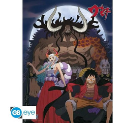 One Piece - Luffy & Yamato vs Kaido Poster (52x38cm)